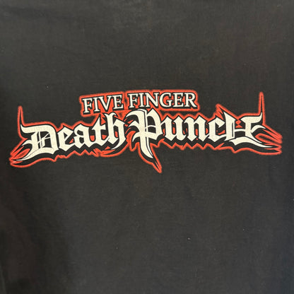 Five Finger Death Punch - 3XL, 4XL, 5XL Locked and Loaded Black Shirt - 100% Off