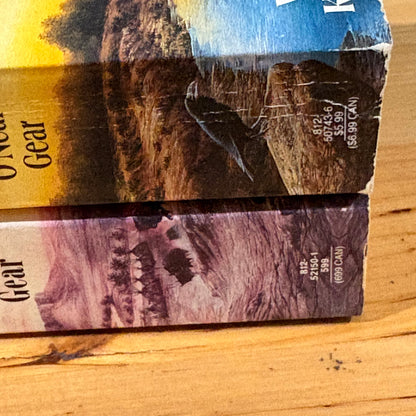 People Of The Fire & The River Michael Gear and Kathleen O'Neill Gear Paperback x 2