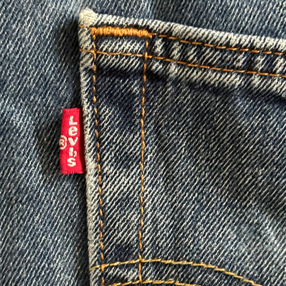 Levi's 550 Mens W 34 L 36 Denim Blue Jeans PC9-00550-4886