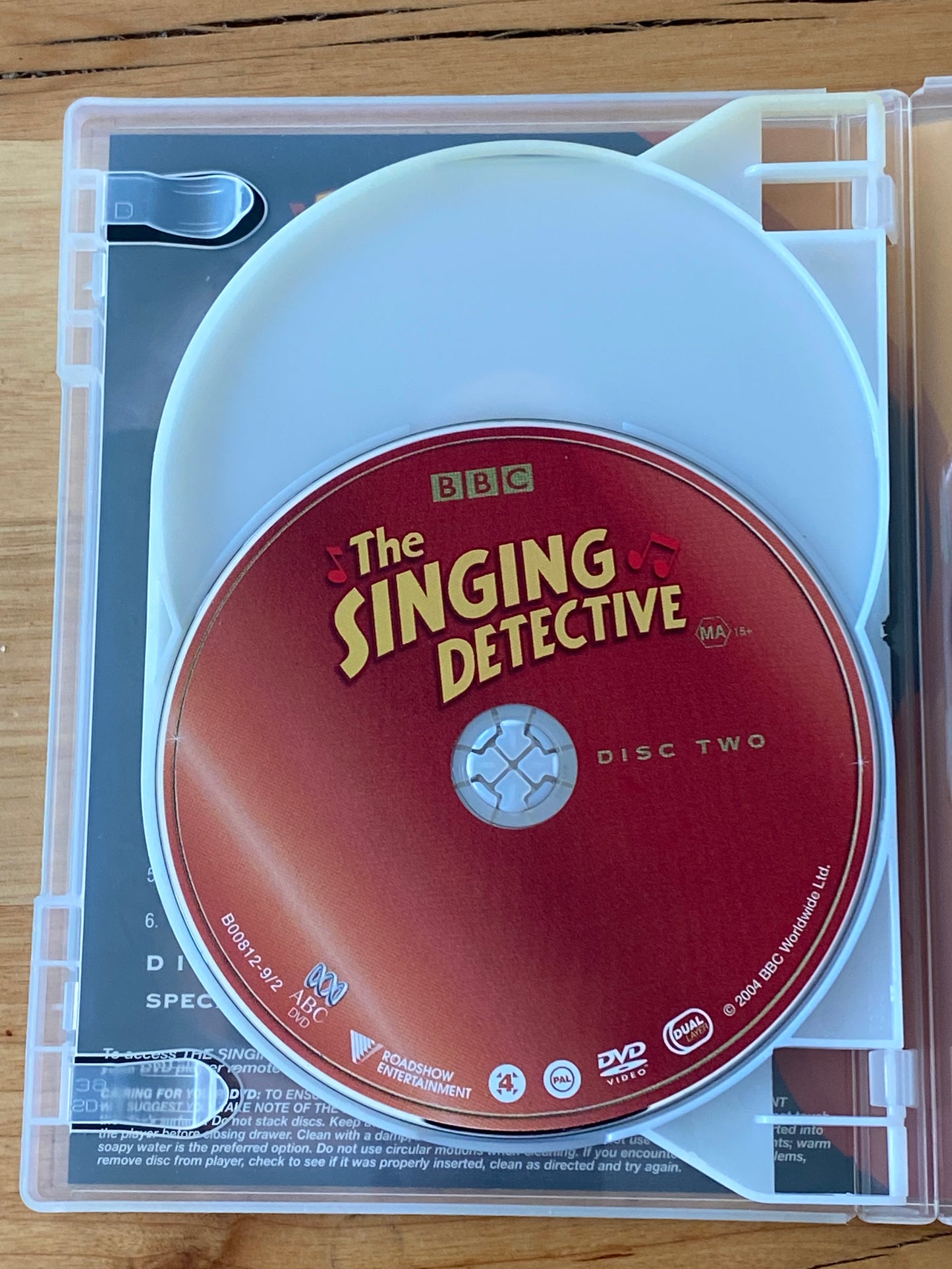 The Singing Detective DVD BBC Drama 3-Disc Set PAL 4 VGC