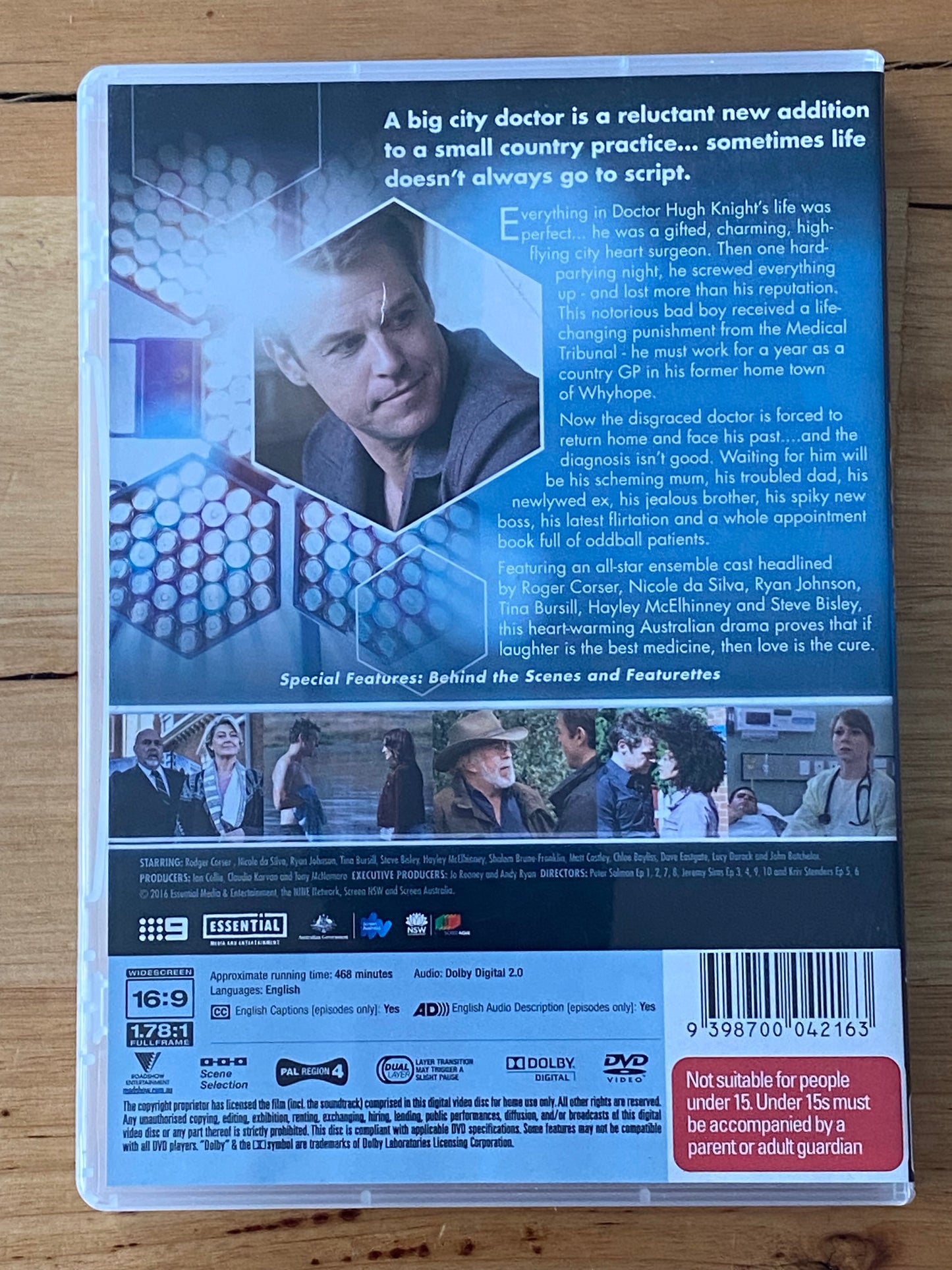 Doctor Doctor Series 1 DVD Australian Drama 3-Disc PAL 4 VGC