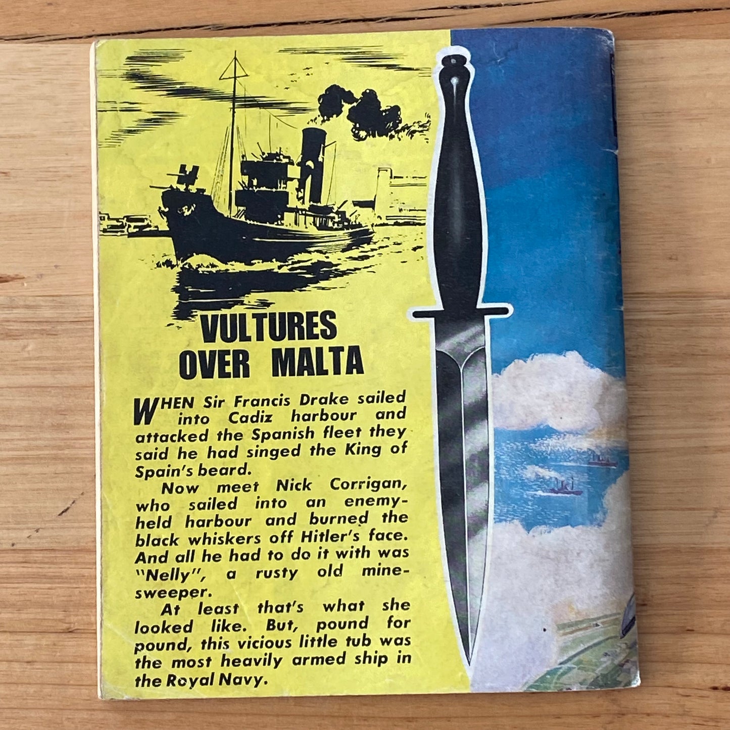 Commando War Comic #683 Vultures Over Malta 1972
