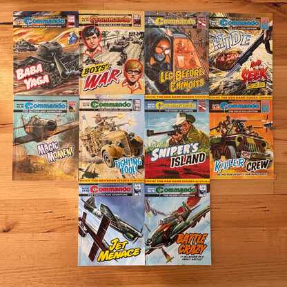 Commando War Comic Bundle x 10 Bundle Printed 2024 DC Thomson 325