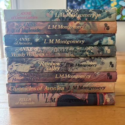 Anne of Green Gables L.M. Montgomery 8 Books Bundle Hardcover VTG