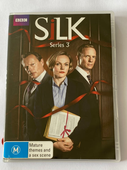 Silk Series 1-3 DVD BBC TV Drama 2 DVD Set PAL 4 VGC