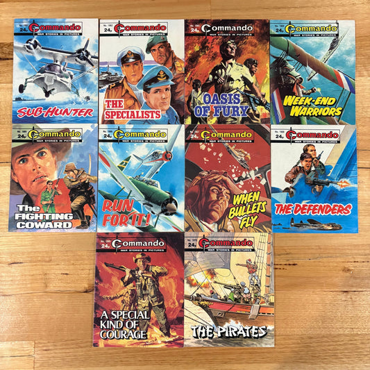 Commando War Comics 1961-1970 Complete Set DC Thomson GD