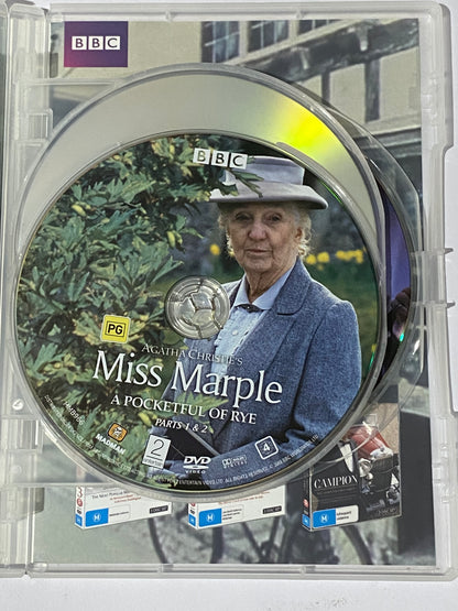 Agatha Christie's Miss Marple Collection Part 2 DVD BBC Joan Hickson PAL 4 VGC