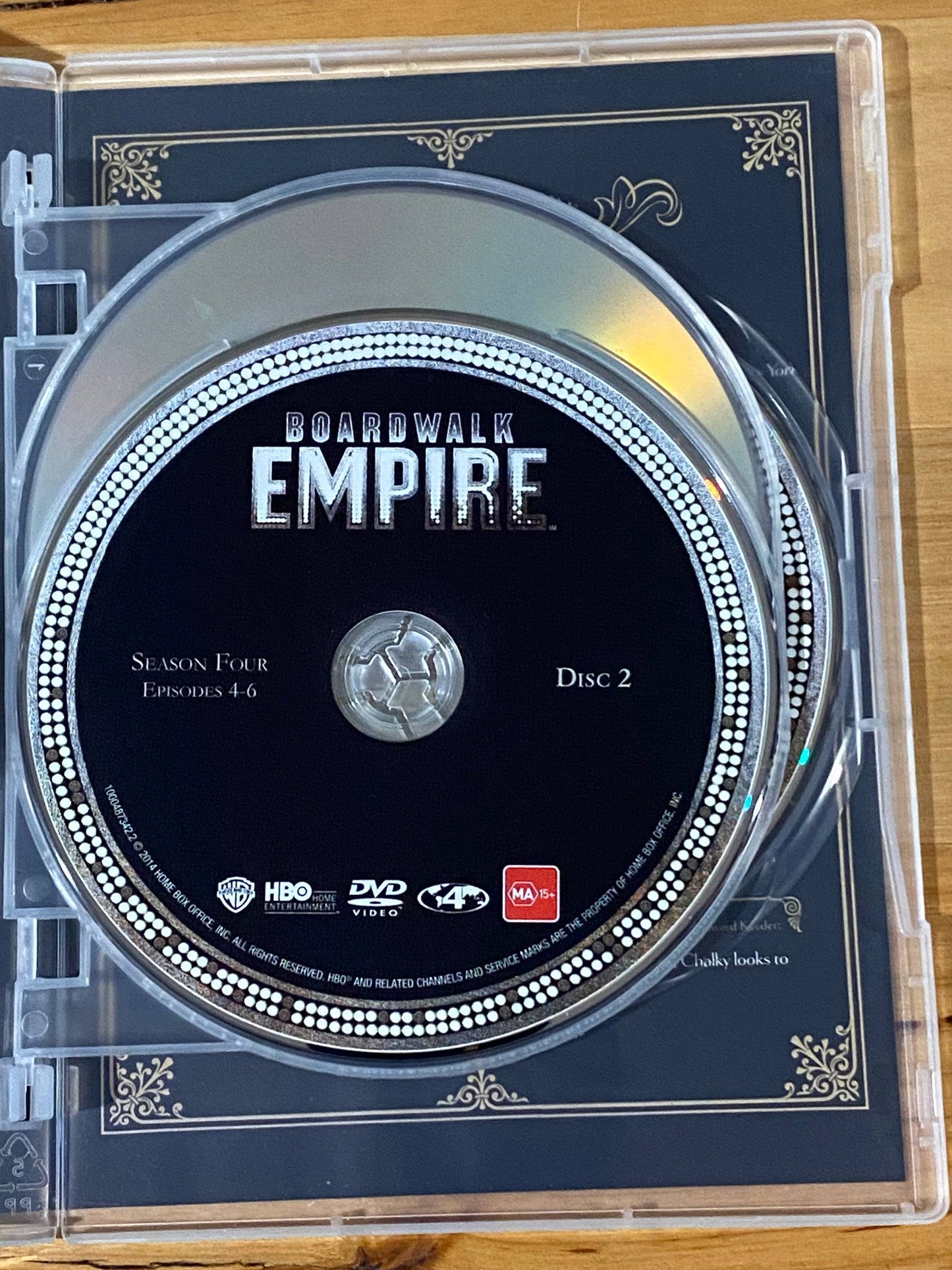 Boardwalk Empire Complete Fourth Season DVD 4-Disc Set PAL 4 VGC