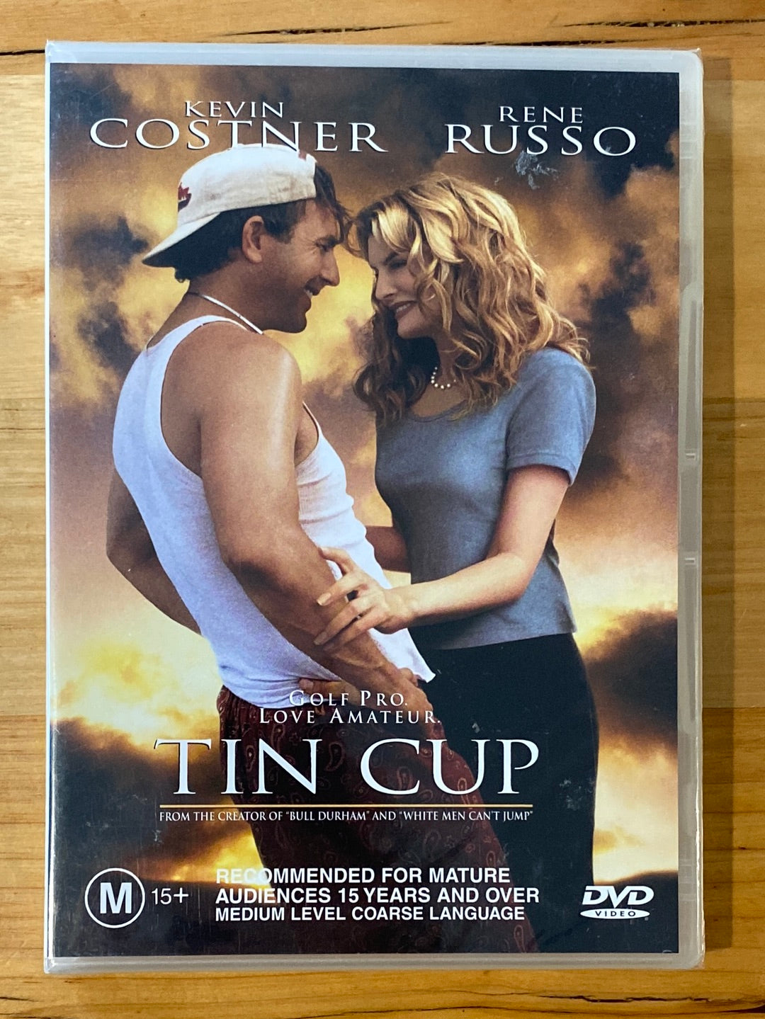 Tin Cup DVD Kevin Costner Rene Russo PAL 4 Brand New Sealed