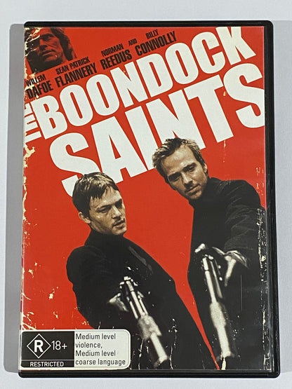 The Boondock Saints & The Boondock Saints 2 DVD Norman Reedus Billy Connolly PAL 4 VGC