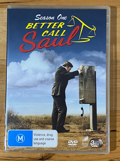 Better Call Saul Season 1 & 2 DVD 3-Disc Set US Drama PAL 4 VGC