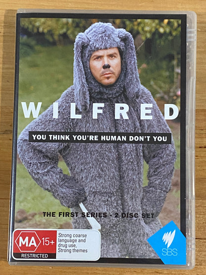 Wilfred Series 1 & 2 DVD Australian Comedy Jason Gann PAL 4 VGC