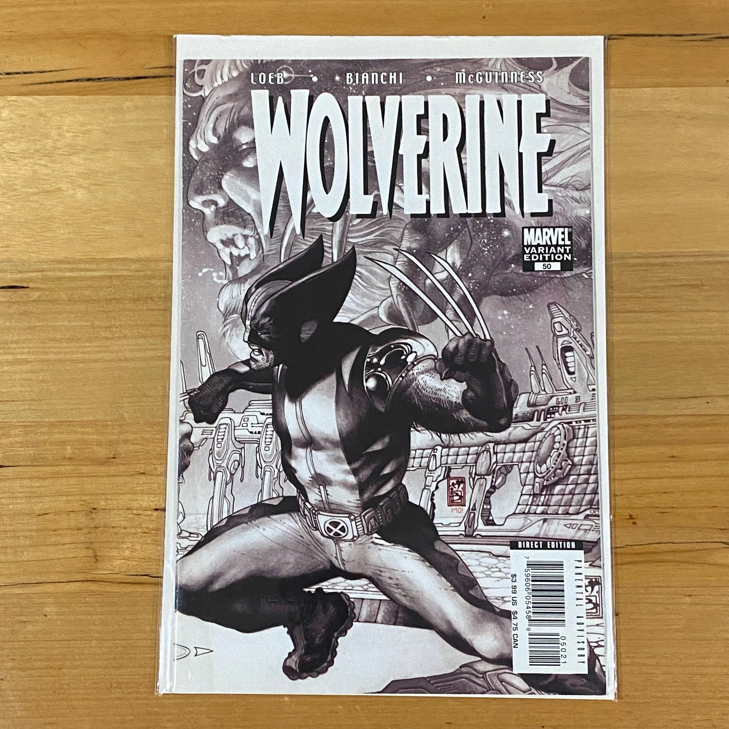 Wolverine (2003) #50 & 51 Simone Bianchi Black & White Variants (NM)