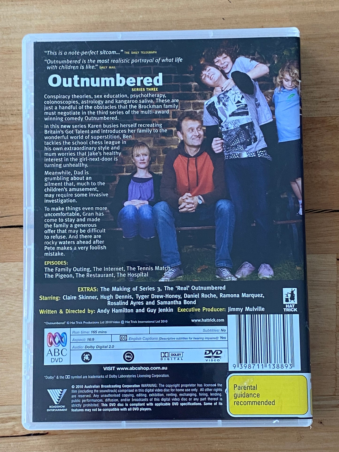 Outnumbered Series 1-3 DVD British Family Comedy Hugh Dennis PAL 4 VGC