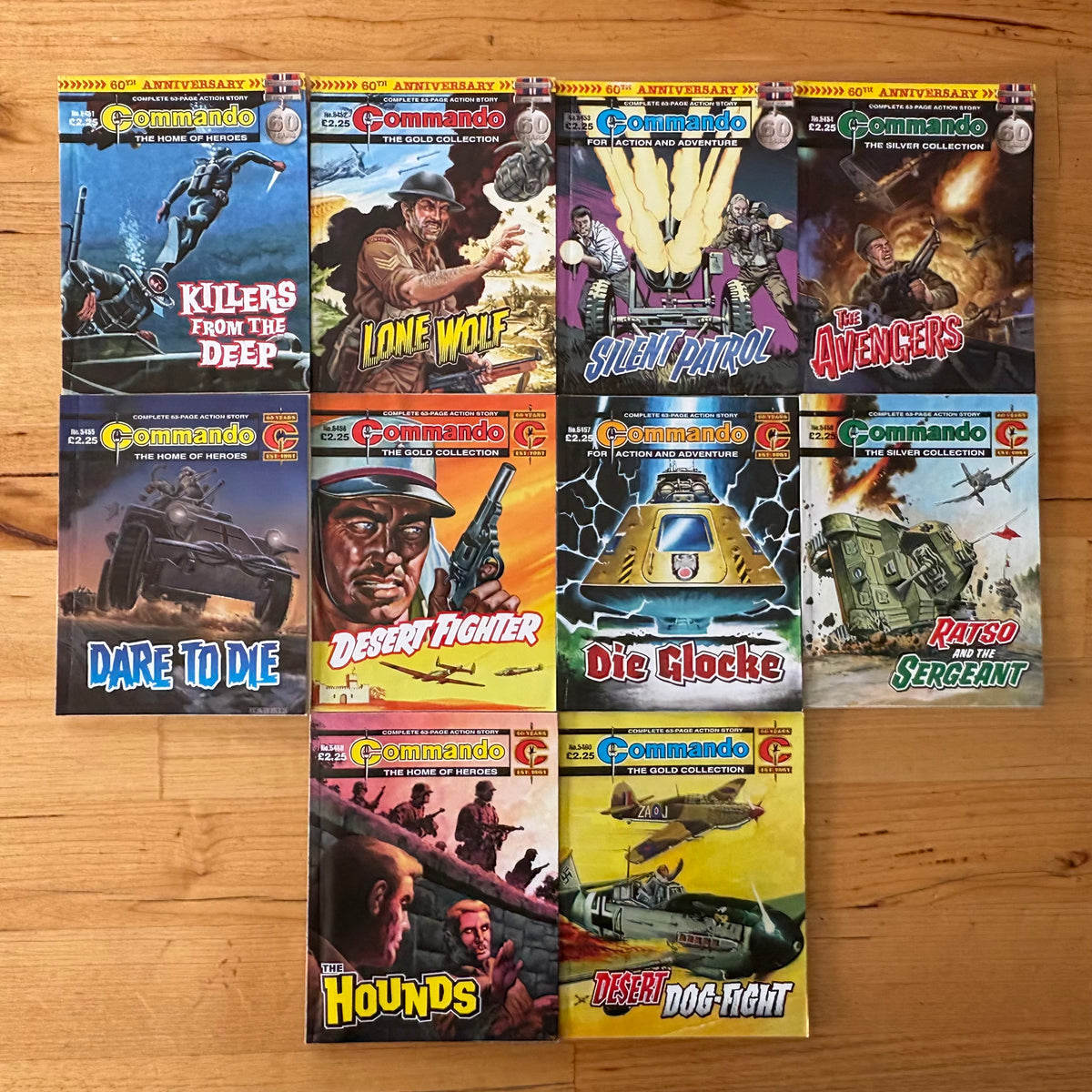 Commando War Comic Bundle x 10 Bundle Printed 2021 DC Thomson 323