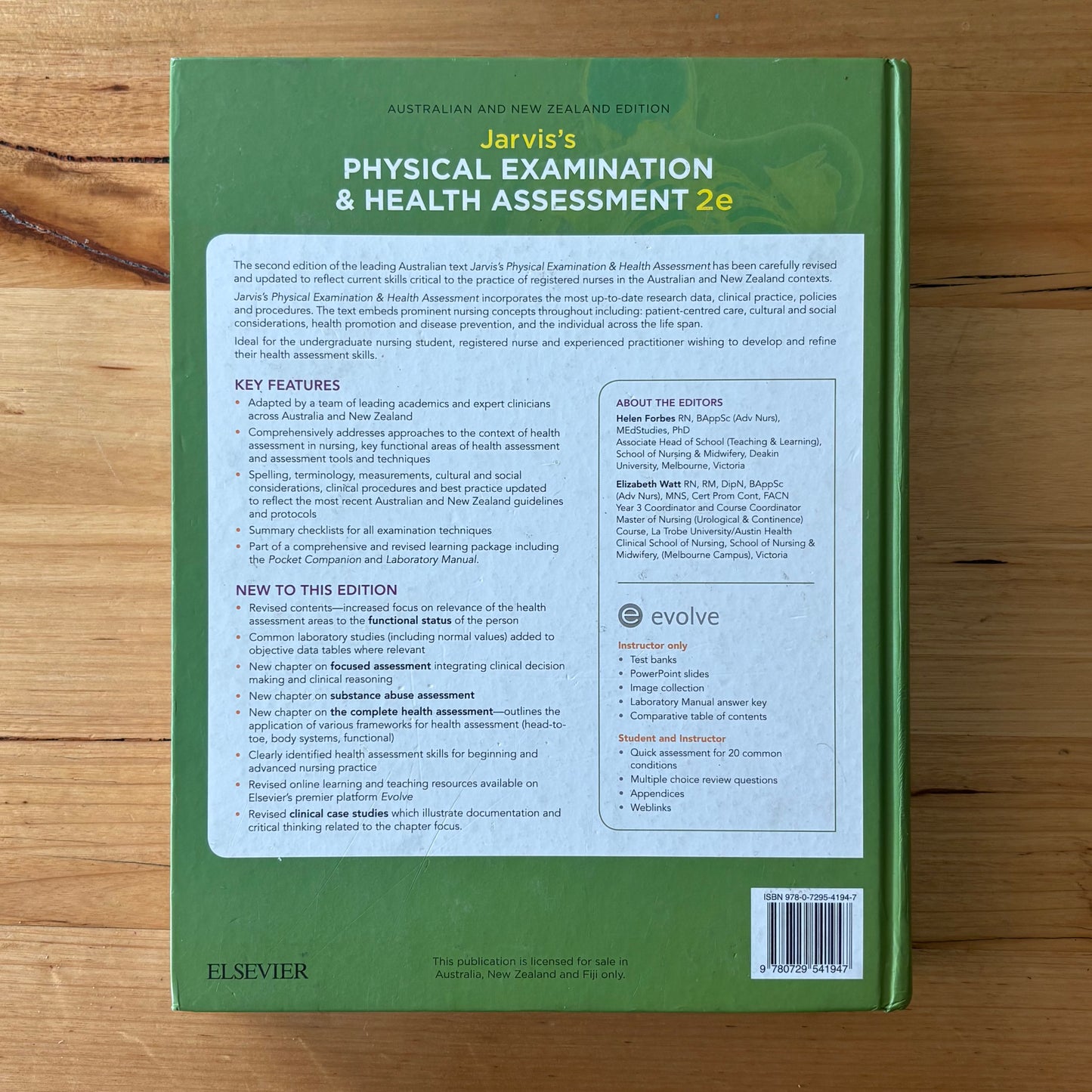 Jarvis's Physical Examination and Health Assessment 2e Hardcover GD