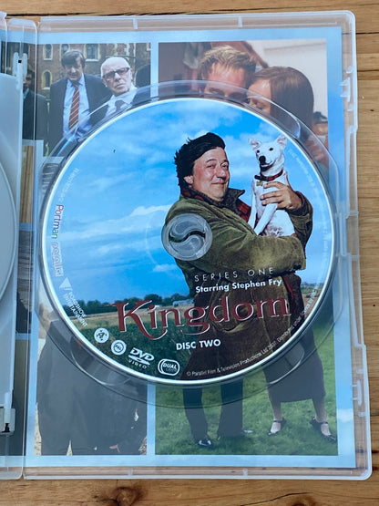 Kingdom Series 1-3 Complete Set DVD Stephen Fry BBC PAL 4 VGC