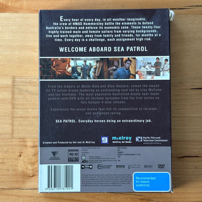 Sea Patrol Series 1-4 DVD Australian Naval Drama 4-Disc PAL 4 VGC