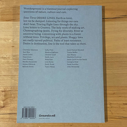 Wonderground Issue Three Desire Lines Magazine 2022 GD