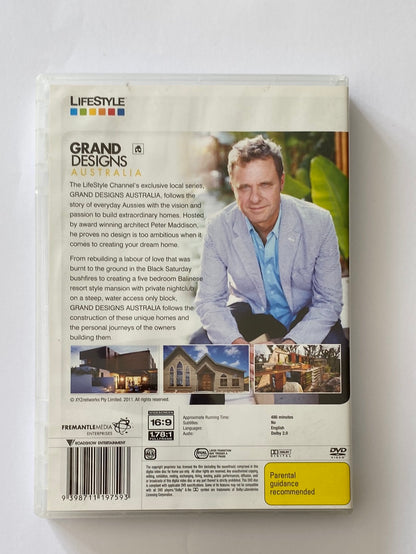 Grand Designs Australia Series 1-4 DVD Peter Maddison PAL 4 Pre-Owned VGC