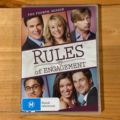 Rules Of Engagement Seasons 1-7 DVD Complete Set Comedy PAL 4 VGC