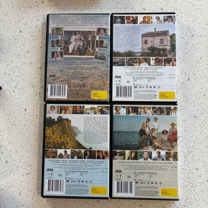 The Durrells Series 1-4 Complete Set DVD BBC Adaptation PAL 2,4 VGC