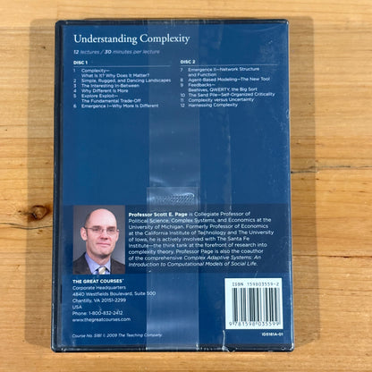 Understanding Complexity DVD and Course Book New Sealed