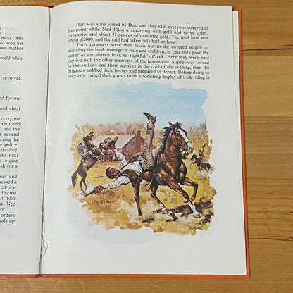 Frank Clune's Ned Kelly Young Australia Series Vintage Hardcover 1982 GD