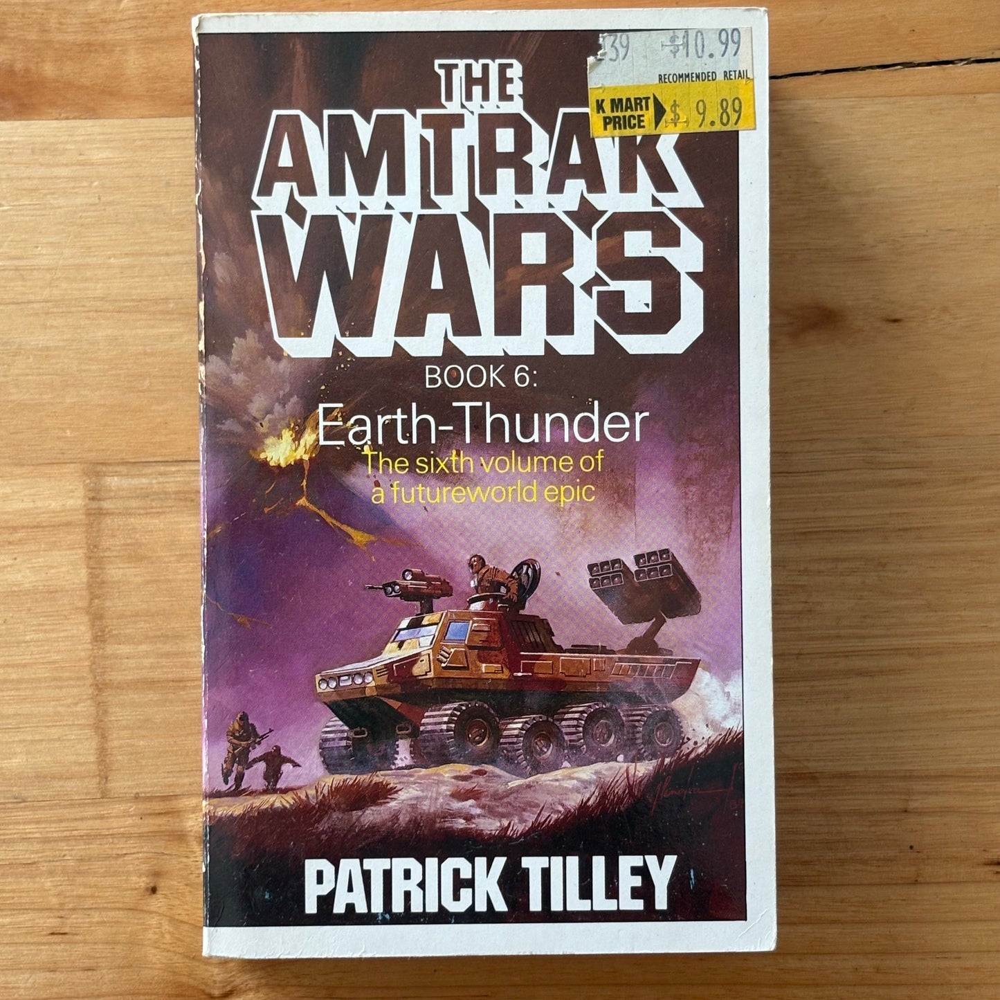 Amtrak Wars by Patrick Tilley Paperback Complete Set 1980s VTG GD