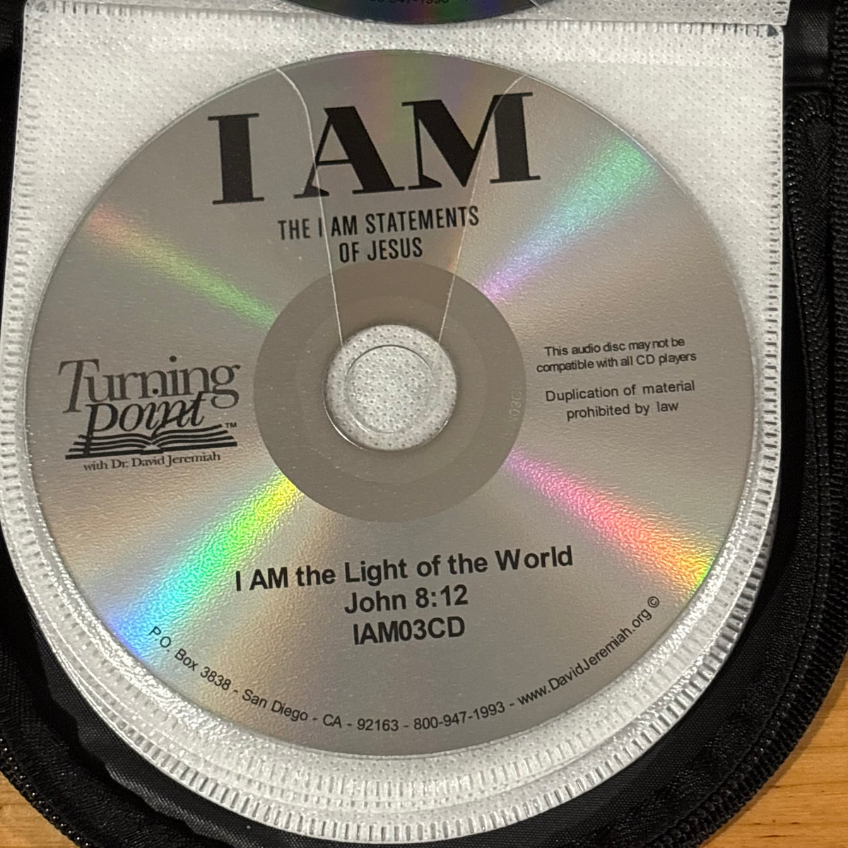 The I Am Statements of Jesus David Jeremiah CDs 8-Disc PAL 4 VGC