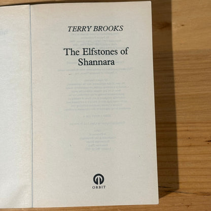 The Elfstones Of Shannara by Terry Brooks Paperback 1997 GD
