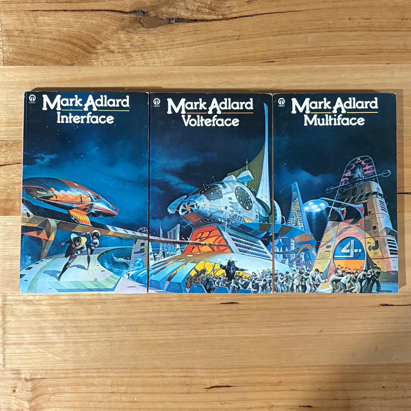 The Tcity Trilogy Mark Adlard Paperback Interface Volteface Multiface 1977
