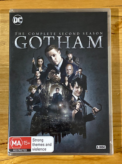 Gotham Complete Second Season DVD DC Comics 6-Disc PAL 4 New Sealed