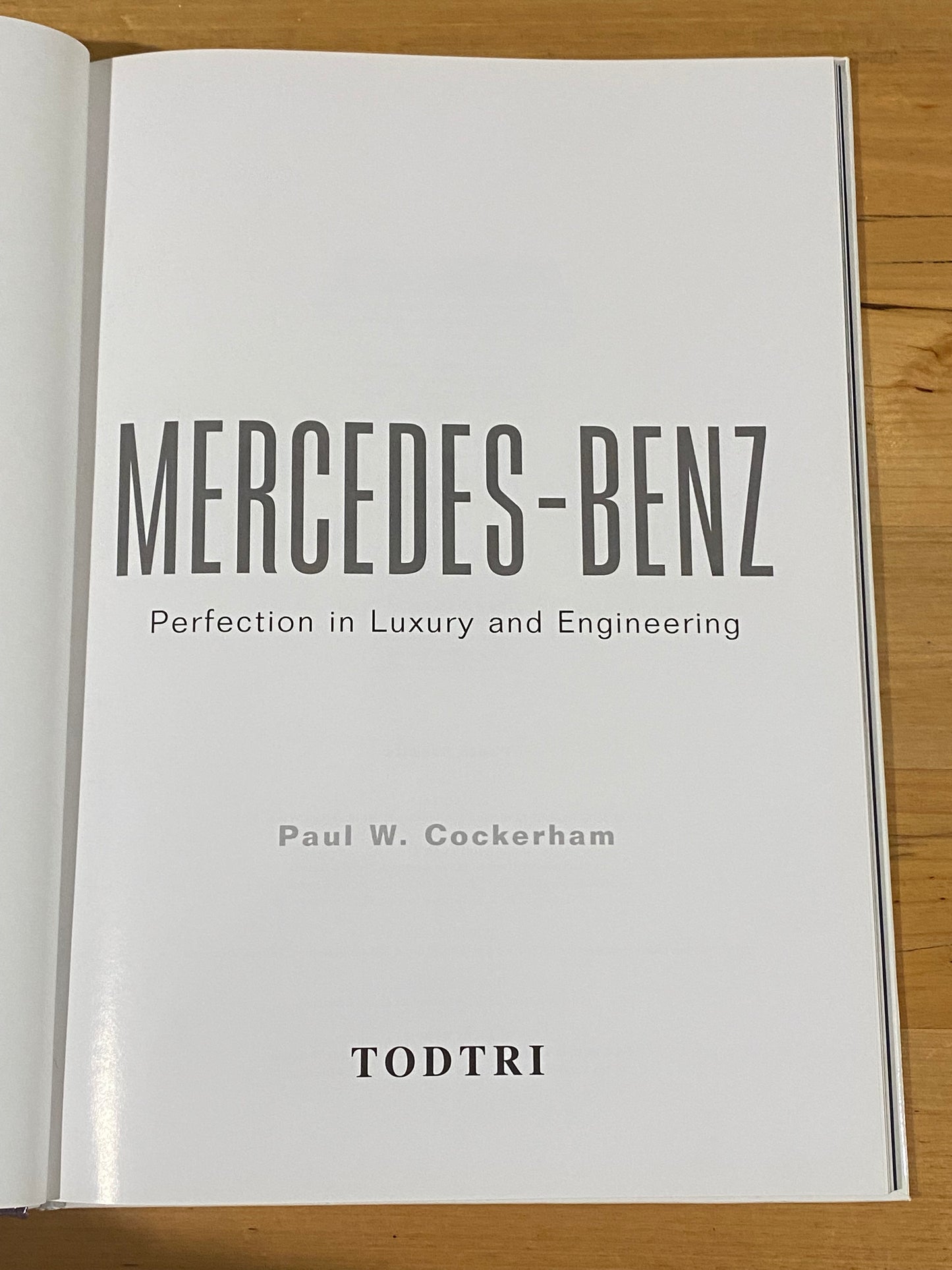 Mercedes-Benz by Paul Cockerham Hardcover Motoring History Book GD