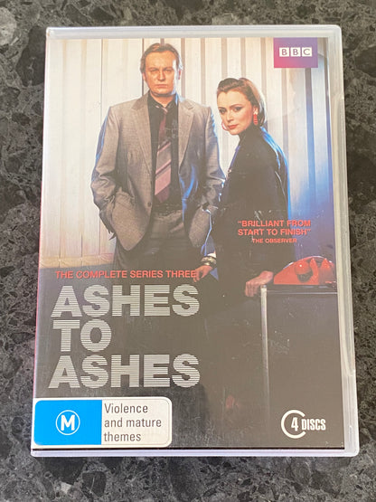 Ashes to Ashes Series 3 DVD BBC Drama 4-Disc PAL 4 VGC