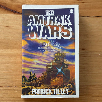 Amtrak Wars by Patrick Tilley Paperback Complete Set 1980s VTG GD