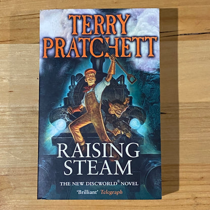 Raising Steam A Discworld Novel by Terry Pratchett Paperback 2014 GD