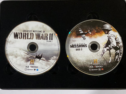 Greatest Missions DVD 8-Disc Set World War 2 History Channel VGC