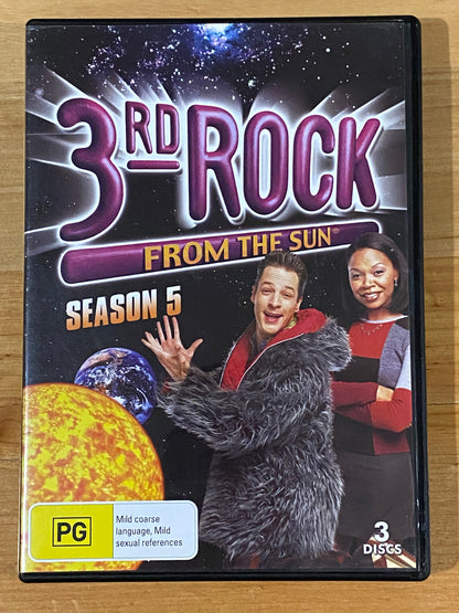 Third Rock From The Sun Season 5 DVD 3-Disc PAL 4 VGC