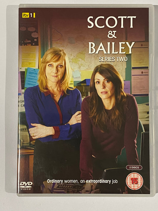 Scott & Bailey Series 2 DVD ITV Crime Drama 2-Disc Set PAL 2,4 VGC