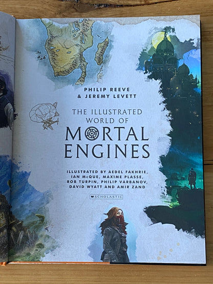 The Illustrated World Of Mortal Engines Reeve Levett Hardcover 2018 GD