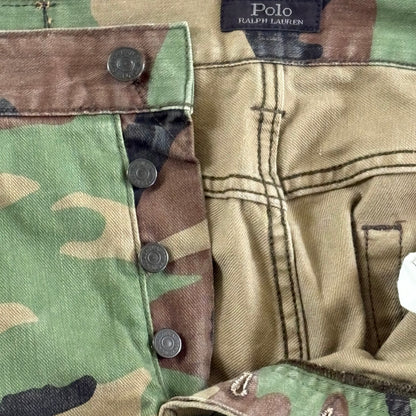 Polo Ralph Lauren Cargo Pants Camoflauge Pattern Mens Sz 82A Button Fly