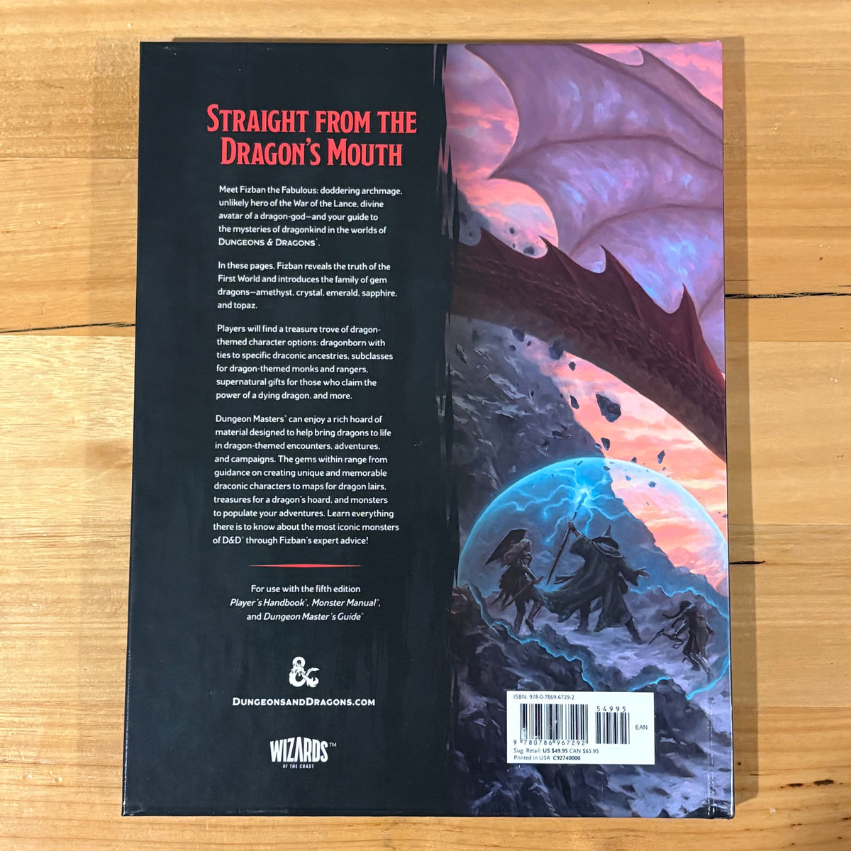 Dungeons & Dragons Fizban's Treasury Of Dragons 2021 GD