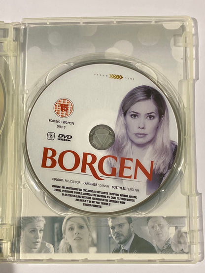 Borgen: The Complete First & Second Season DVD Danish Drama PAL 4 VGC