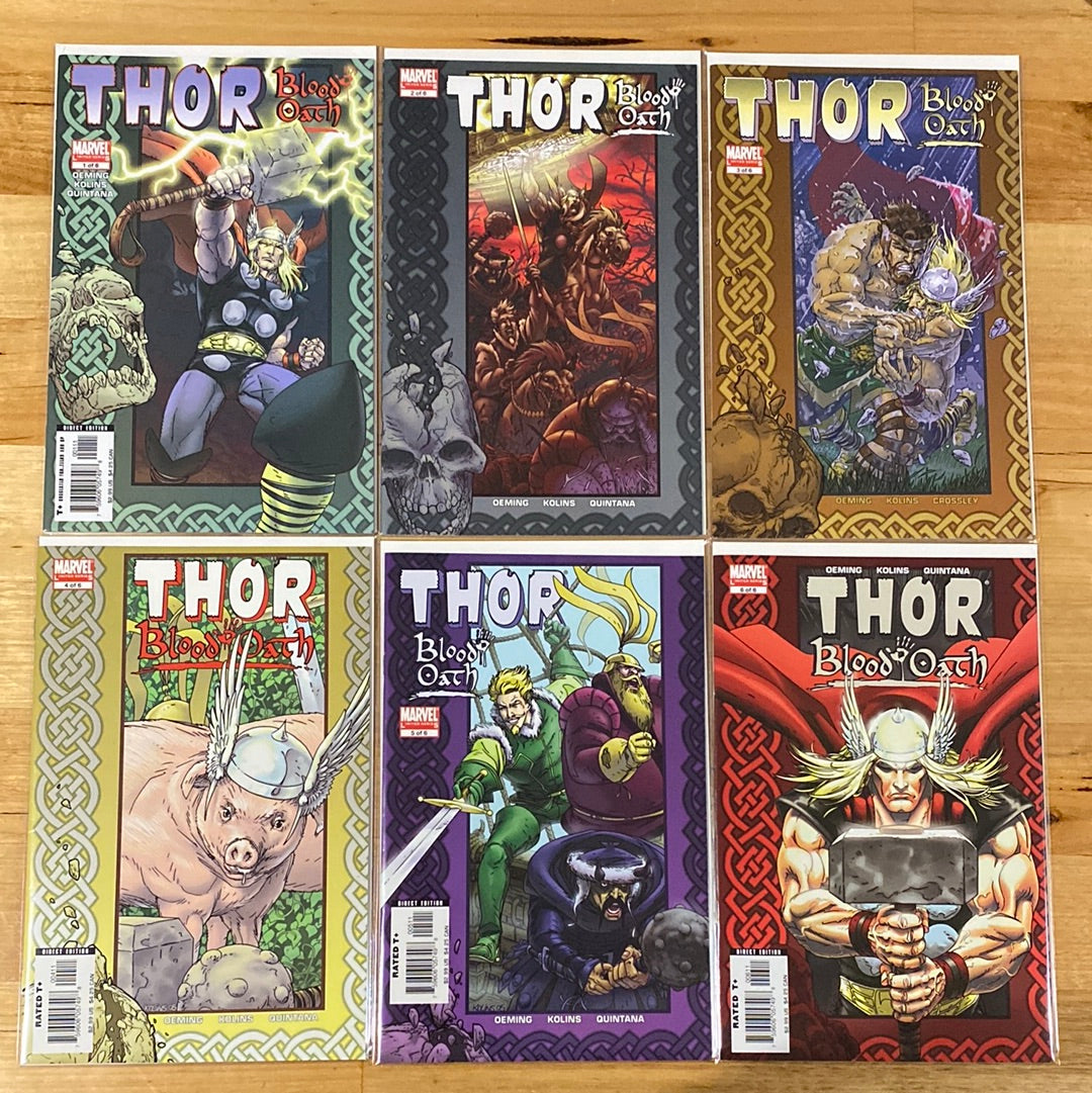 THOR: BLOOD OATH (2005) #1-6 COMPLETE SET (NM)