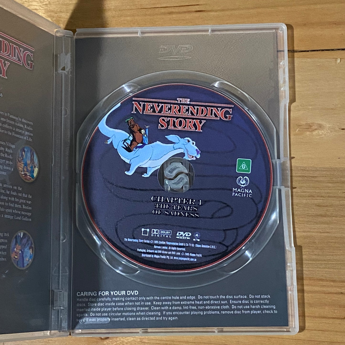 The Neverending Story Tears Of Sadness DVD Animation PAL 4 VGC