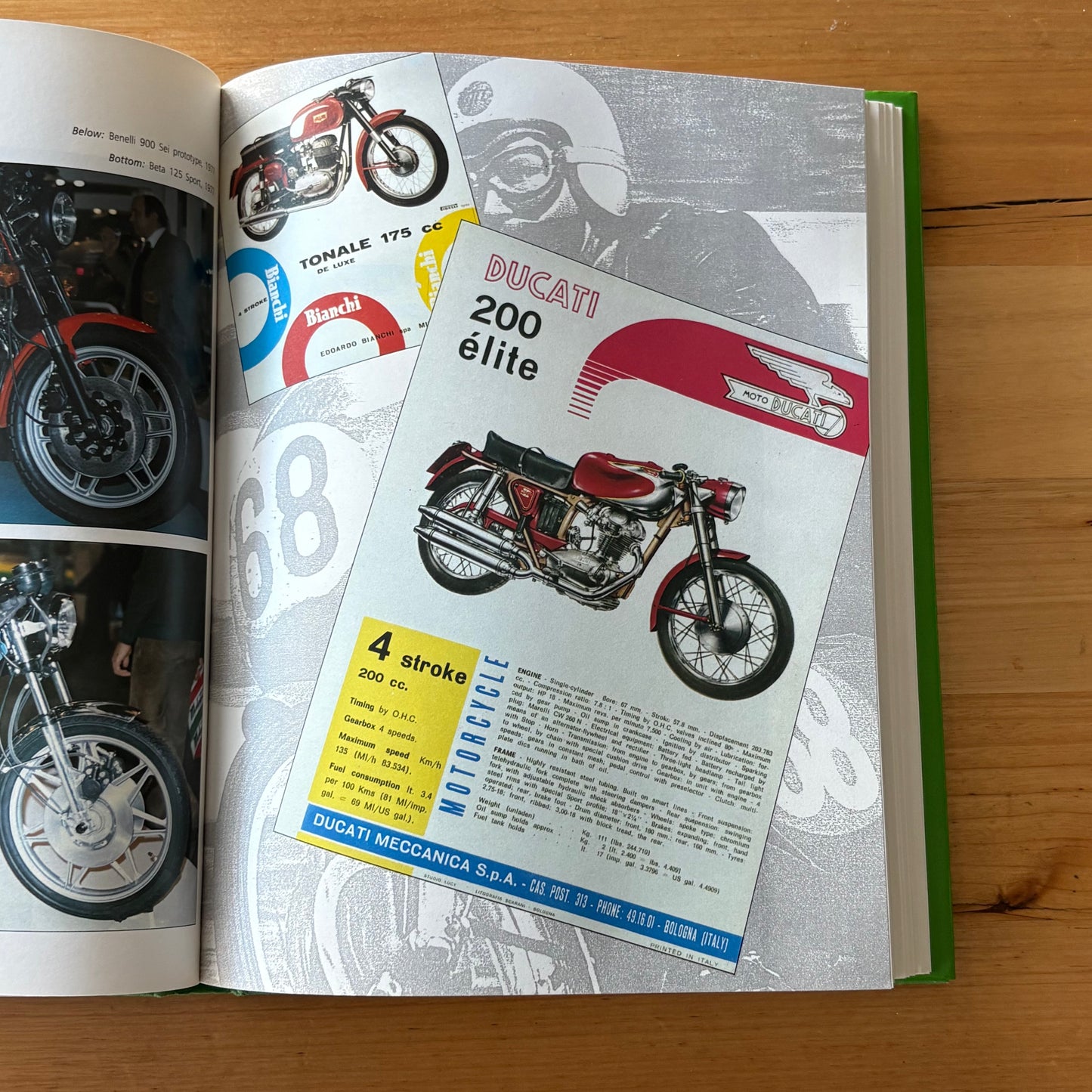 Mick Walker's Italian Classic Gallery The Road Bikes Hardcover 1991 GD