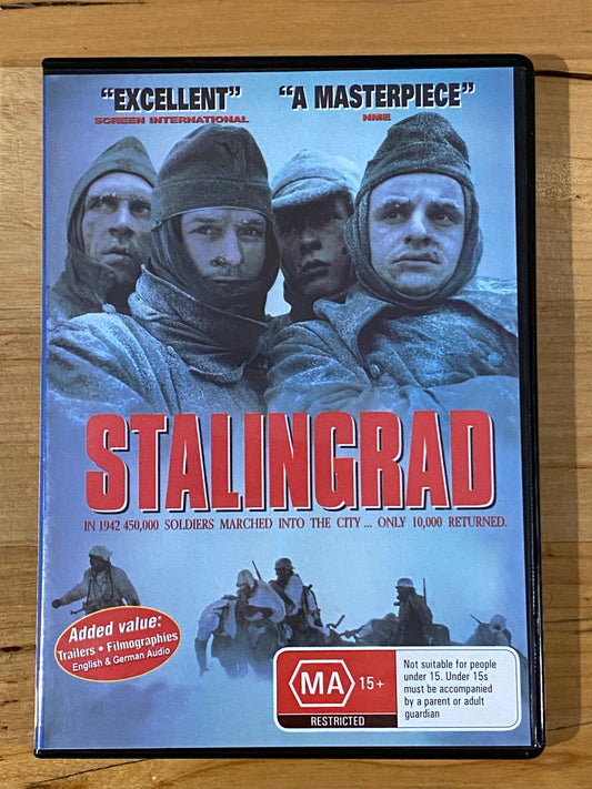 Stalingrad DVD Second World War Movie PAL 4 VGC