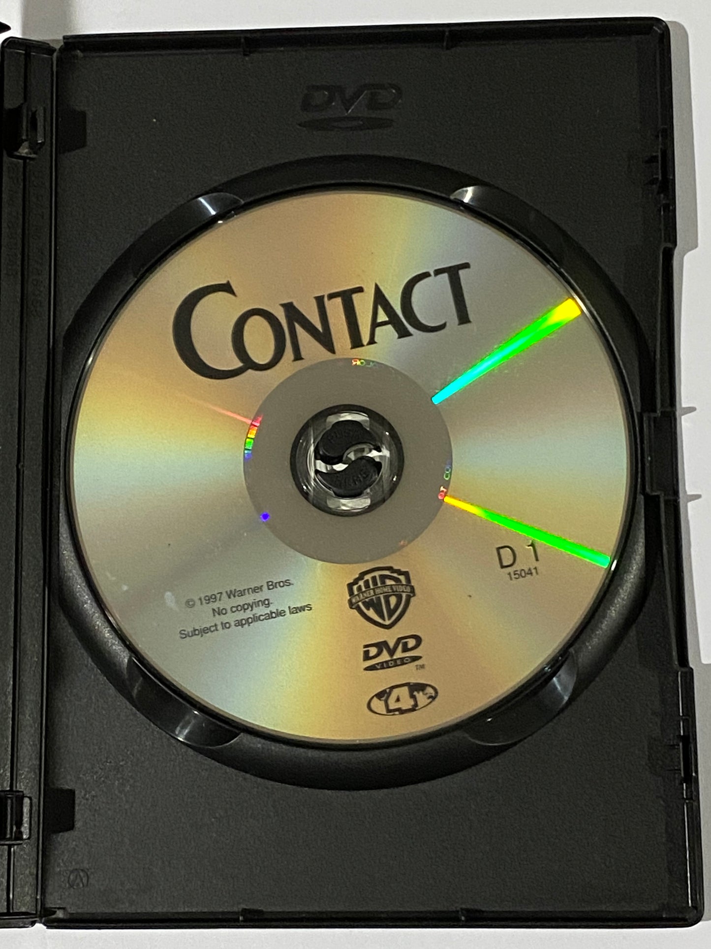 Contact Special Edition DVD Sci-Fi Jodie Foster Based on Carl Sagan novel PAL 4 VGC