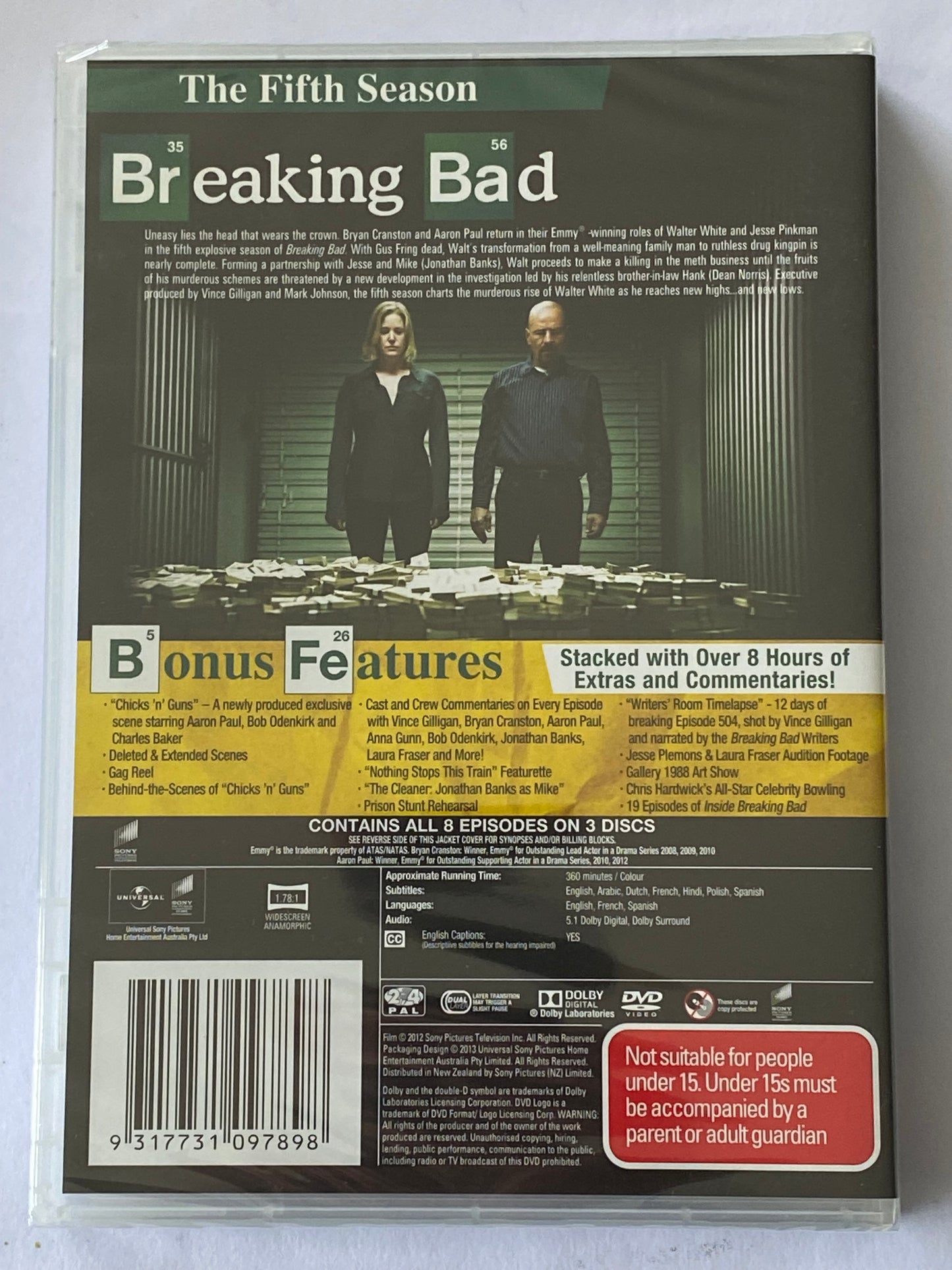 Breaking Bad Seasons 1-6 Complete DVD PAL 4 Season 5+6 New Sealed